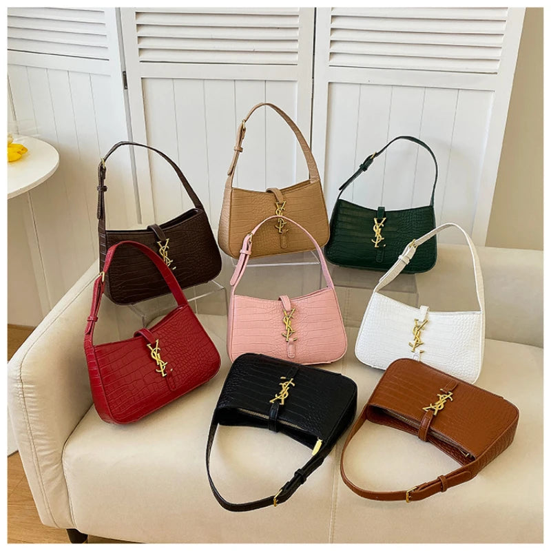 Purilite Select Fashion Stone Pattern PU Handbag