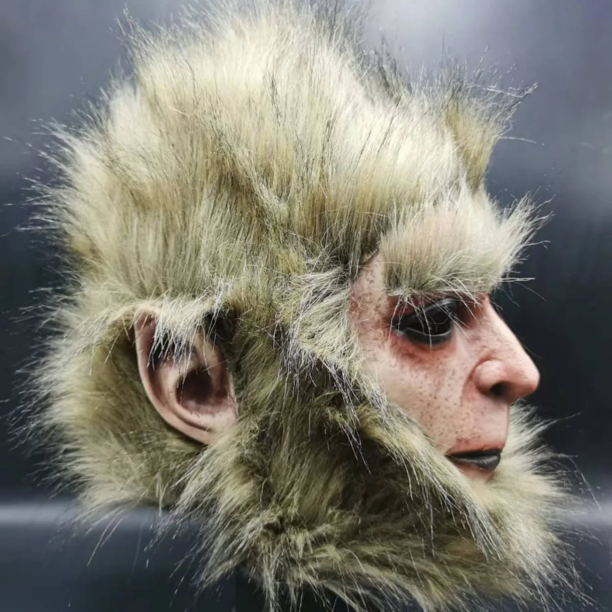 Purilite Select Black Myth Wukong Latex Mask Full-Face Monkey King Cosplay Helmet for Halloween & Party Events