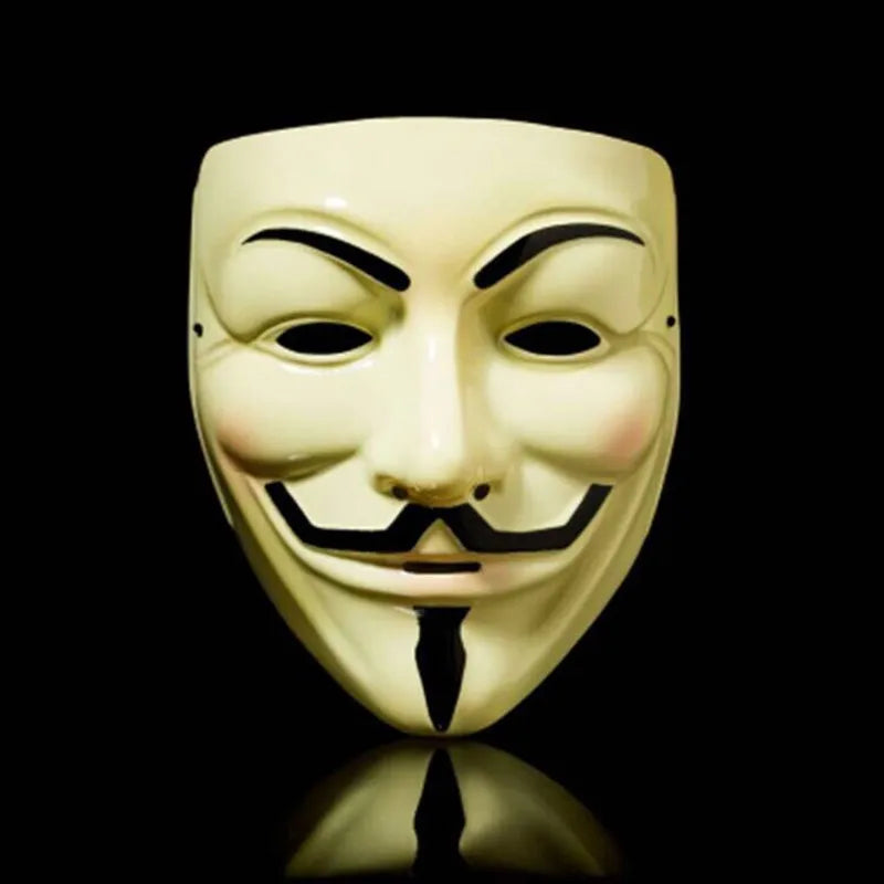 Purilite Select Hackers Multi-Color V Mask – Cosplay & Masquerade Face Mask