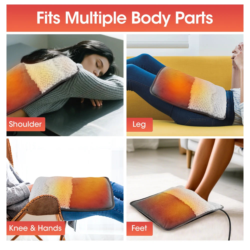 Purilite Select Winter Electric Foot Warmer – USB Powered Plush Heating Mat for Ultimate Comfort