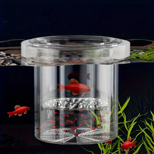 Floating Fish Breeding Isolation Box Aquarium Breeder Feeder Fish Tank Hatchery Incubator Fish Tank Transparent Incubator Box