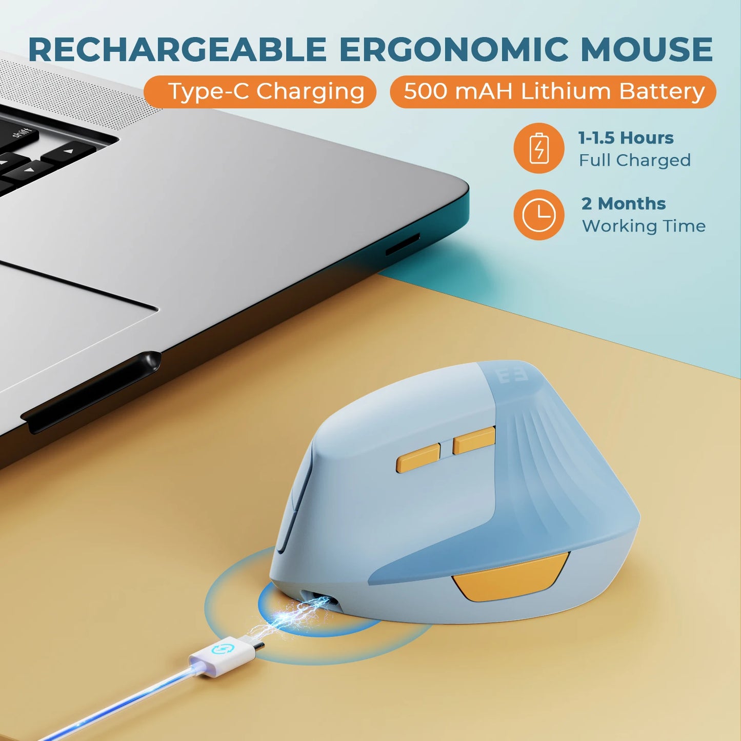 🖱️ Purilite Select Vertical Wireless Mouse
