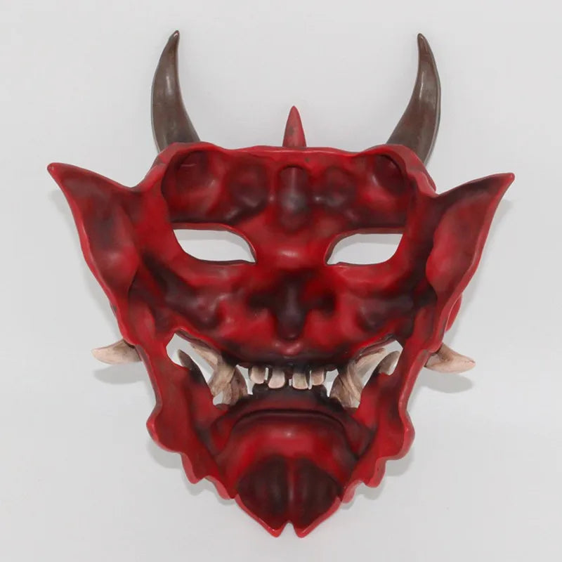 Purilite Select Red Grimace Mask Pendant Resin Full-Face Roleplay & Costume Prop