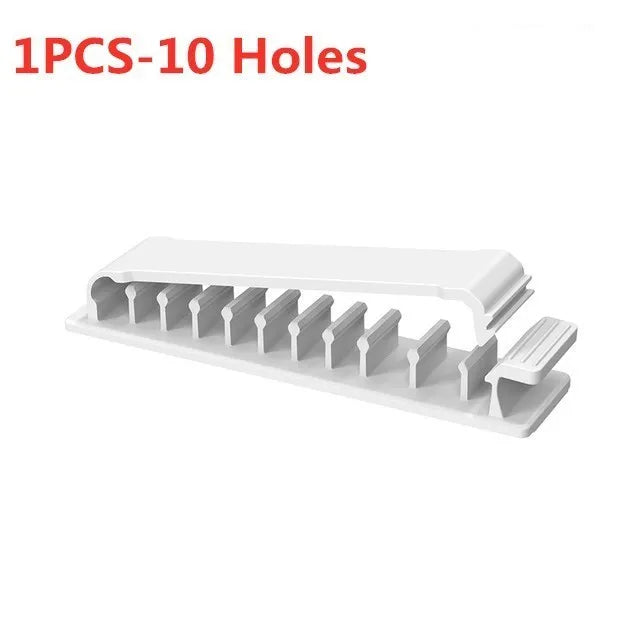 Purilite Select – 10-Hole Adhesive Cable Organizer