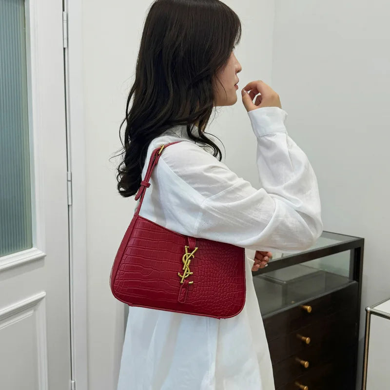 Purilite Select Fashion Stone Pattern PU Handbag