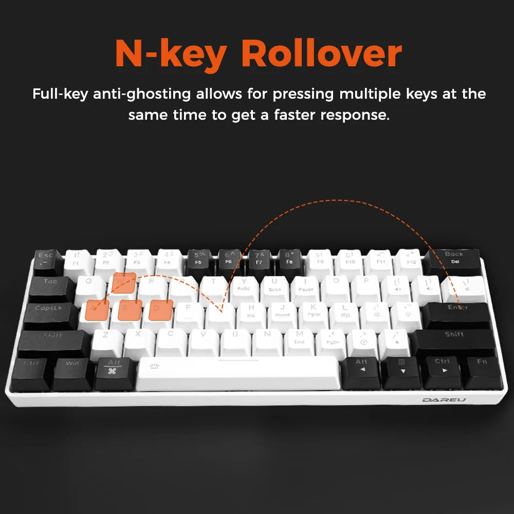 Purilite Select EK861S 61-Key RGB Wired Mechanical Keyboard