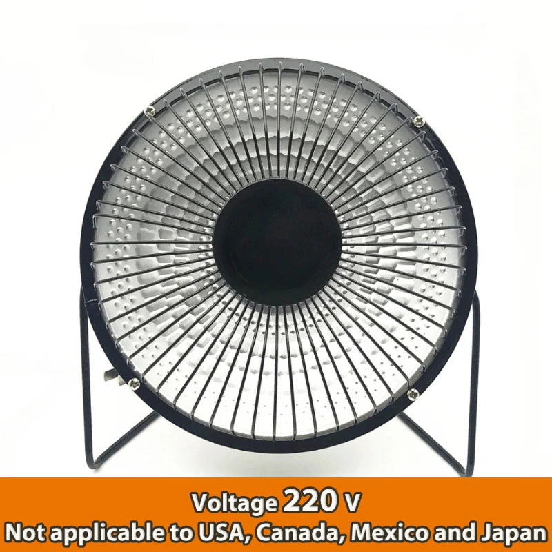 Purilite Select Mini Portable Desktop Heater – Quiet Electric Heating Fan for Indoor Use
