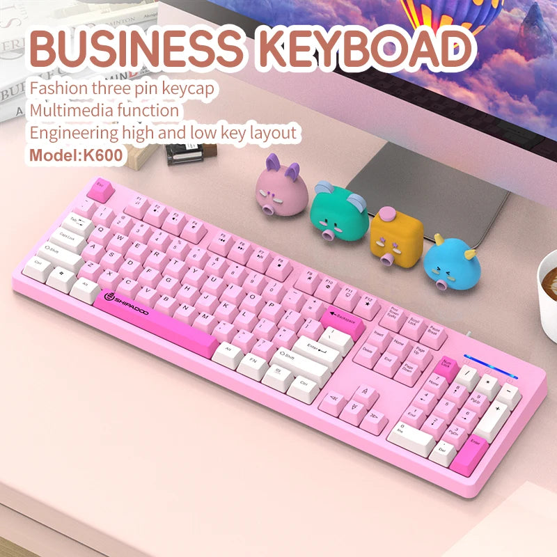 Purilite Select 104-Key Wired Gaming Keyboard – Ergonomic, Splash