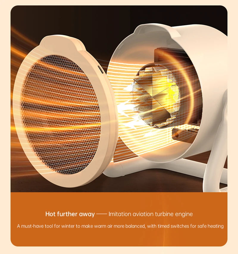 Purilite Select 1000W Smart Desktop Ceramic Heater – Compact, Powerful & Energy Efficient
