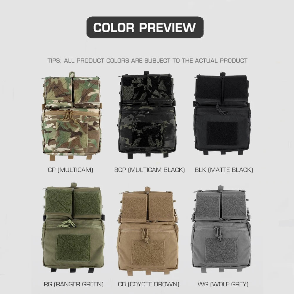 Purilite Select Modular Outdoor Storage Back Panel Backpack with Large Storage Pouch for Camping Hiking Hunting and Outdoor Activities