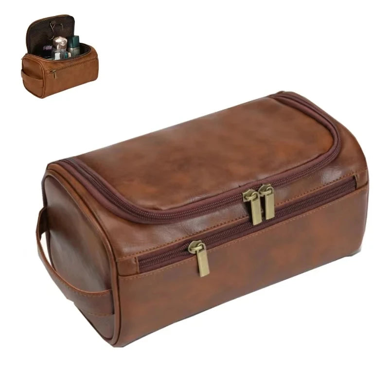 Purilite Select Leather Toiletry Bag