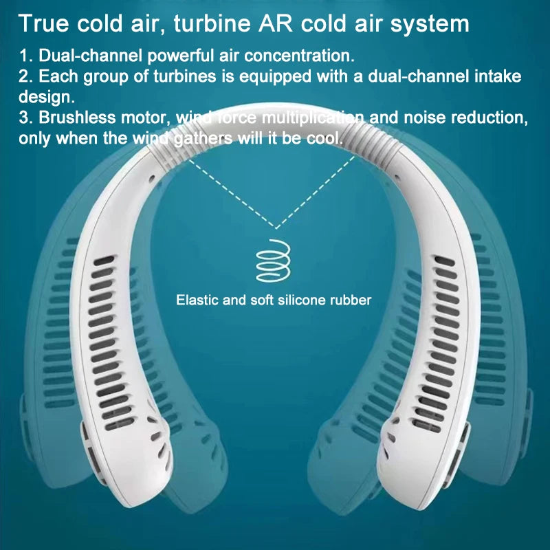 Purilite Select Neck Fan – Bladeless, Wearable, and Built for Summer Comfort