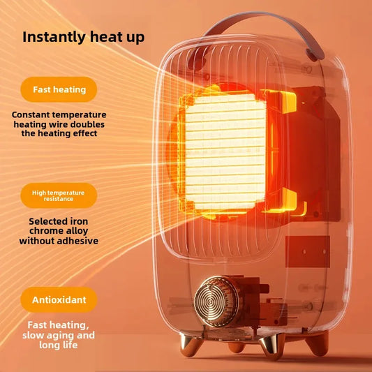 Purilite Select SunGlow PTC Desktop Heater – Compact, Fast-Heating & Energy Efficient Warmth at Your Fingertips - PuriLite