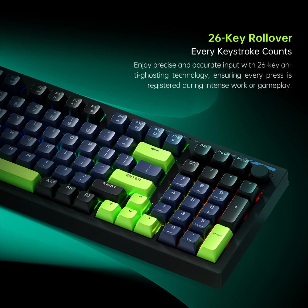 Purilite Select 98-Key Silent Membrane Keyboard