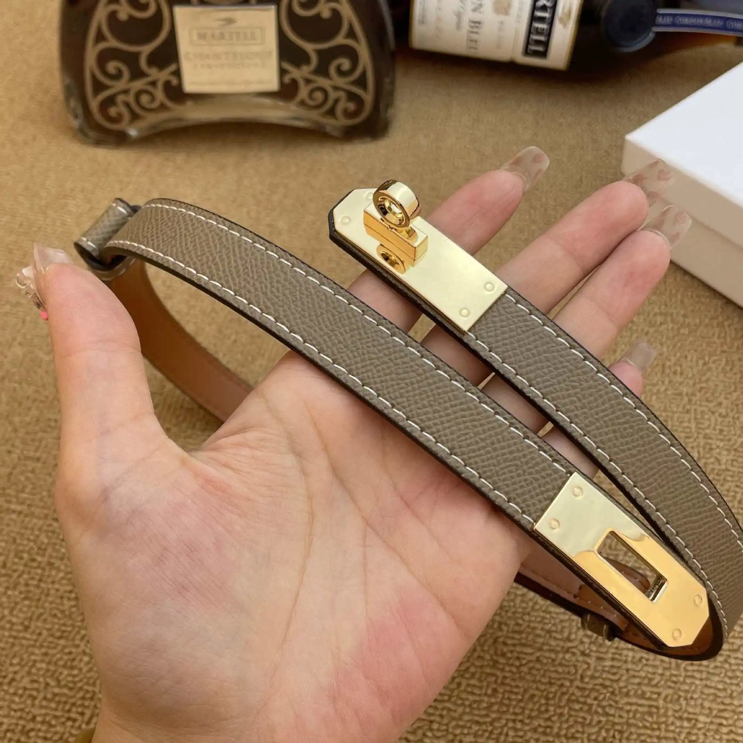 Purilite Select Adjustable Slim Leather Belt for Women