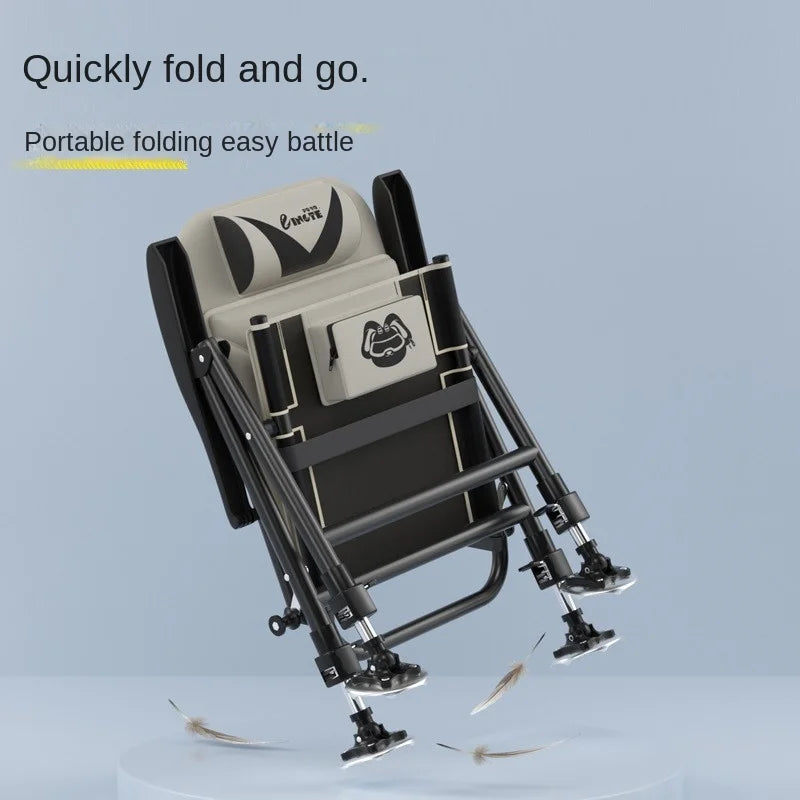🎣 European Reclining Foldable Fishing Chair