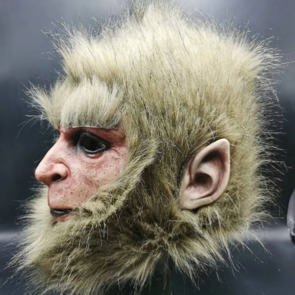 Purilite Select Black Myth Wukong Latex Mask Full-Face Monkey King Cosplay Helmet for Halloween & Party Events