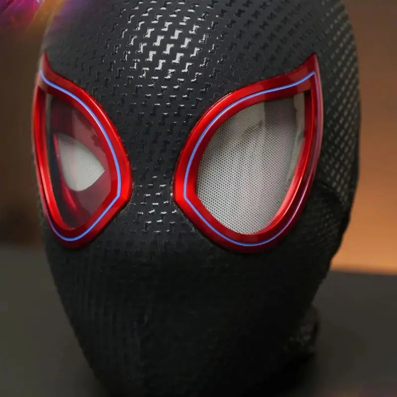 Purilite Select Moving Eye Spiderman Electronic Mask – 1:1 Cosplay Headgear with Remote Control