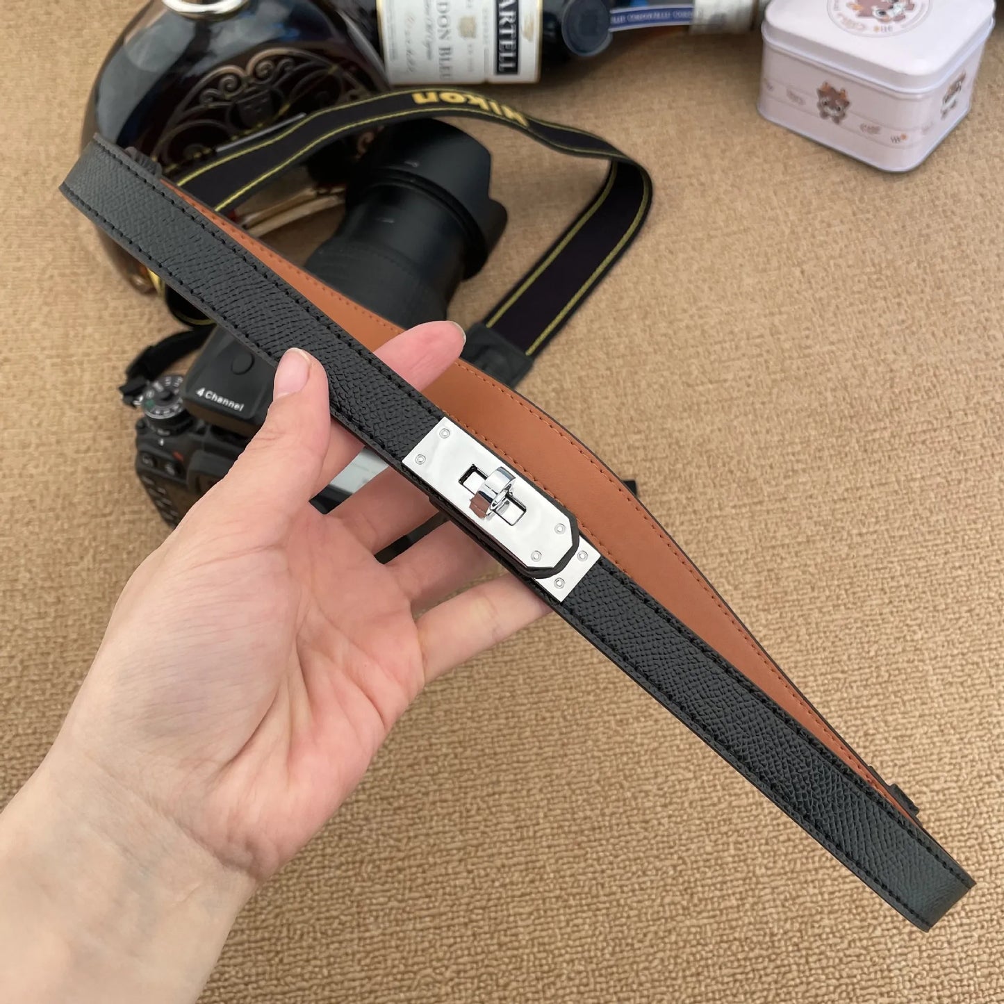 Purilite Select Adjustable Slim Leather Belt for Women