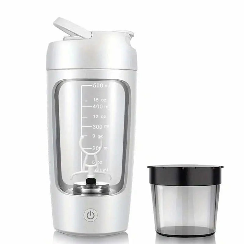 Purilite Select 500ml Electric Protein Shaker Bottle | Automatic Mixing Cup | USB Rechargeable Portable Blender Bottle - PuriLite