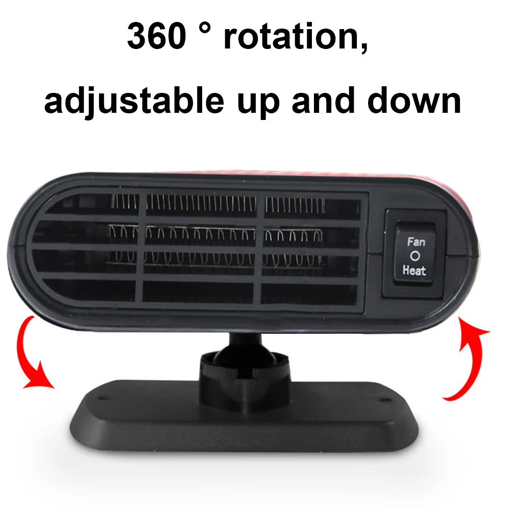 Purilite Select – 1200W Car Heater 12V/24V | Electric Heating & Cooling Fan with Windshield Defogger & Defroster