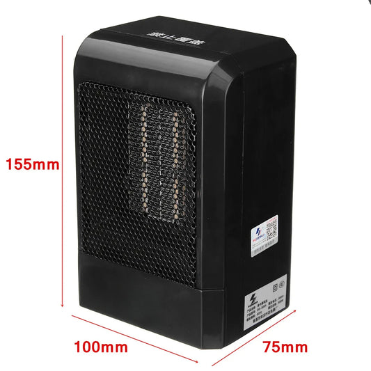 Purilite Select 500W Portable Mini Fan Space Heater – Compact, Quiet, and Efficient Heating for Home & Office Use