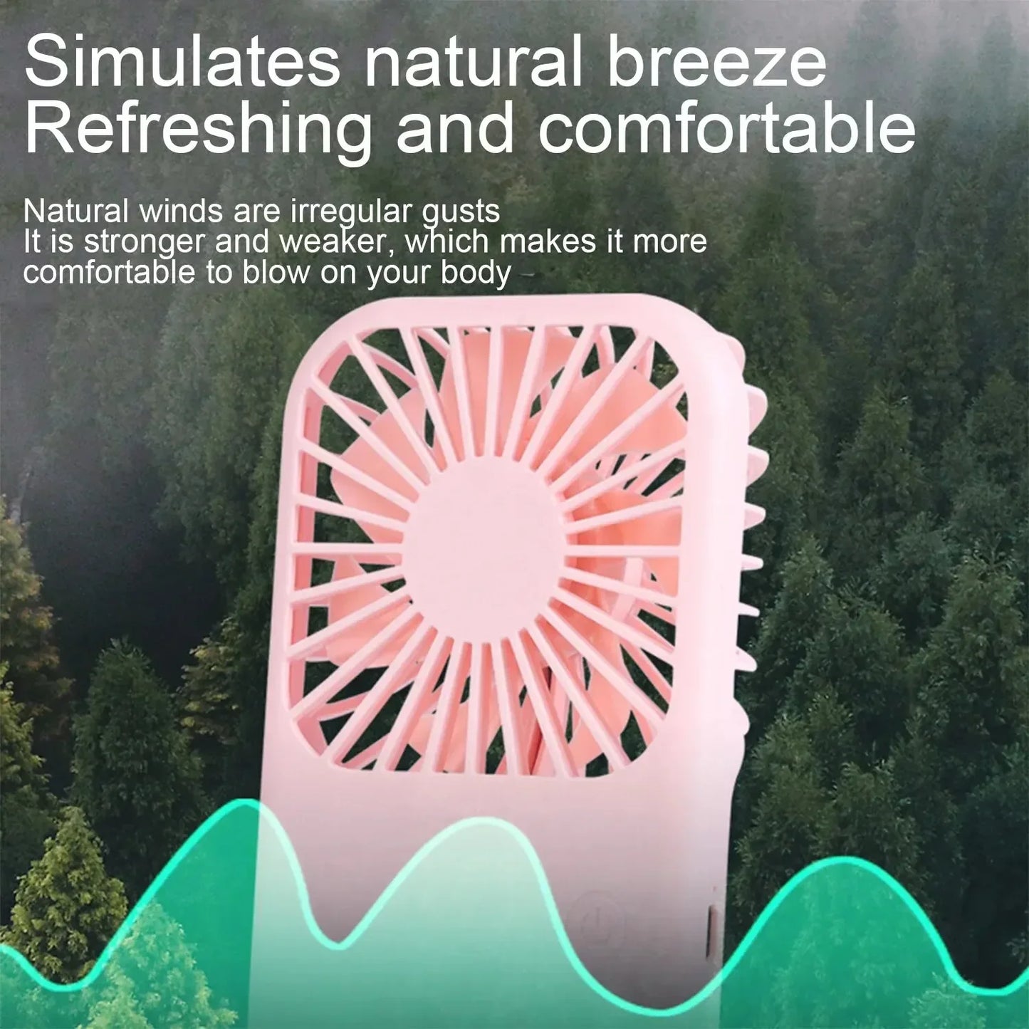 Purilite Select – Ultra-Quiet Portable Mini Fan (USB Rechargeable)