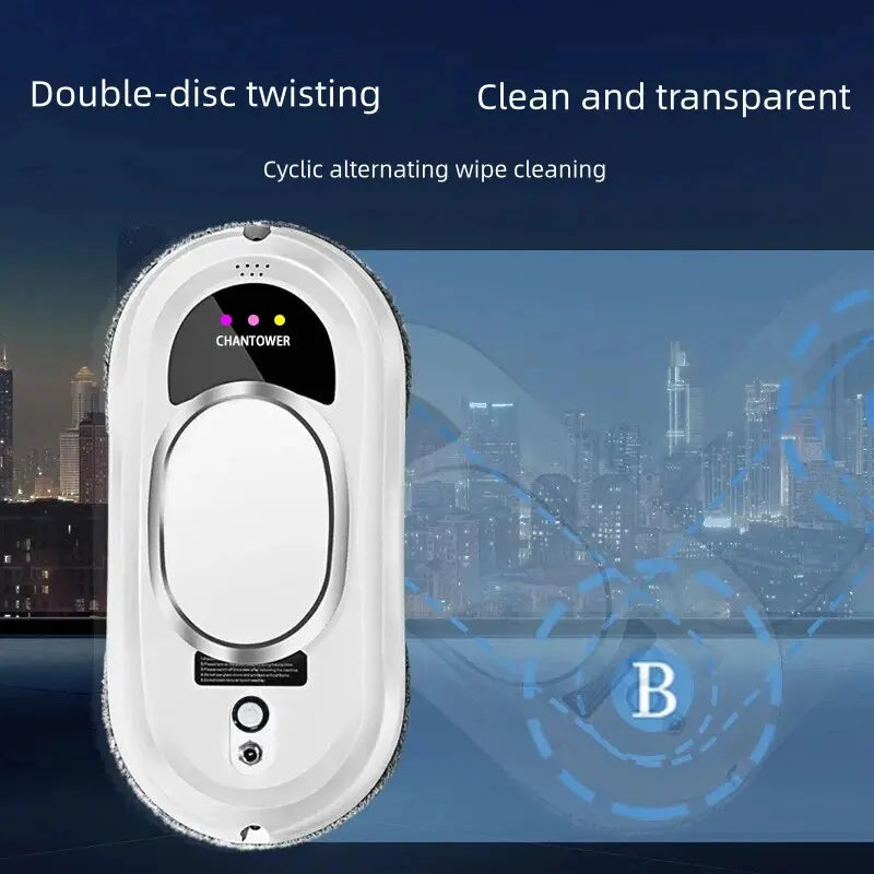 Purilite Select Intelligent Window Cleaning Robot – Automatic Electric Glass Cleaner with Remote Control, Ultra-Thin Design, Smart Suction Technology - PuriLite