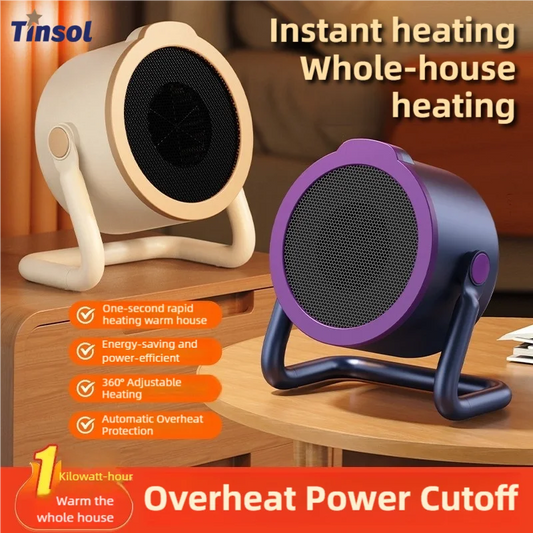 Purilite Select Portable Desktop Electric Heater – Compact Power, All-Day Comfort