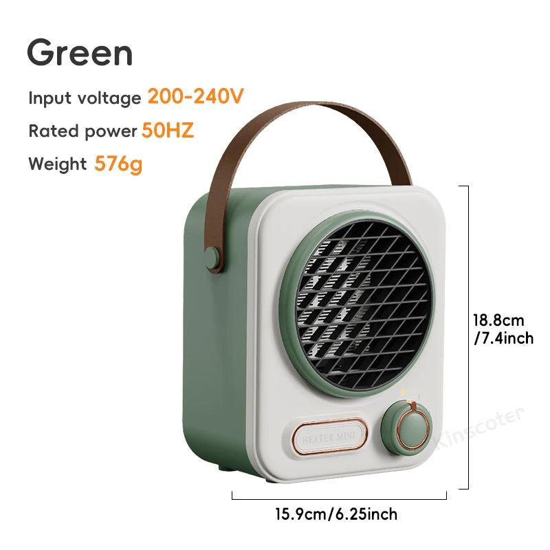Electric Mini Fan Heater Warm Blower Portable Desktop Household Wall Home Heating Stove Radiator Warmer Machine For Winter