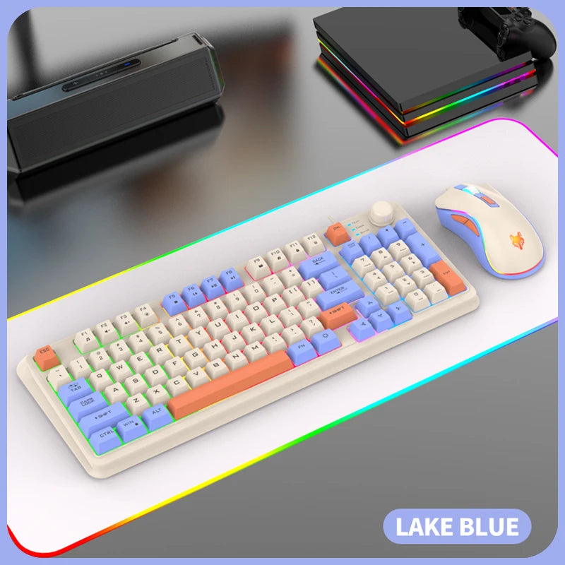 Purilite Select K820 USB Wired Keyboard & Mouse Combo