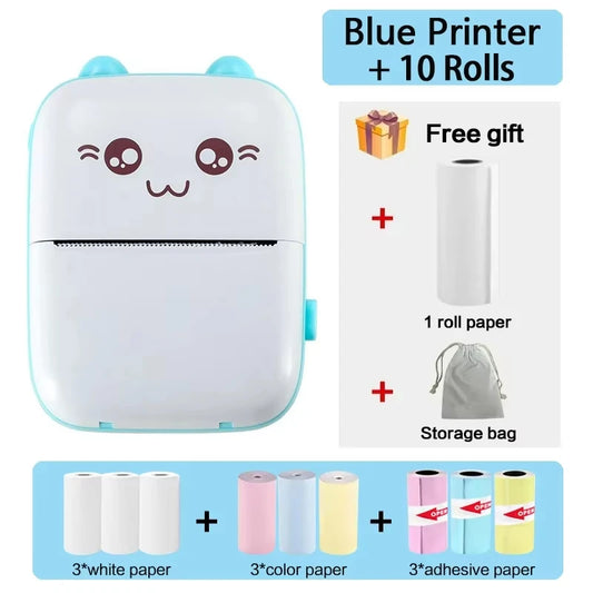 Purilite Select Mini Thermal Printer | 58mm Portable Bluetooth Pocket Printer | Wireless Label, Photo & Tag Printing