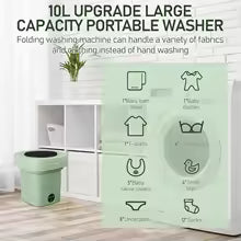 Purilite Select 15L Portable Foldable Washing Machine with Dehydration Basket
