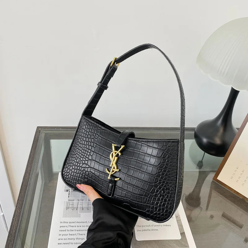 Purilite Select Fashion Stone Pattern PU Handbag