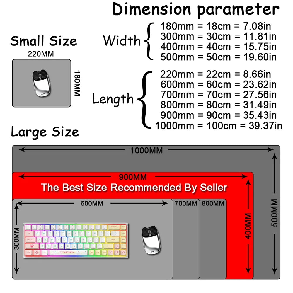 Purilite Select XXL Abstract Art Gaming Mouse Pad – 900×400 mm