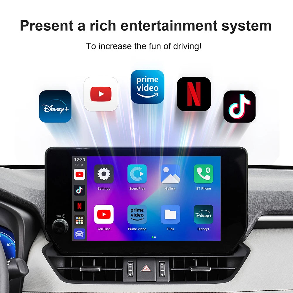 Android 13 TV Box Smart CarPlay Ai Box Wifi Wireless Android Auto Built-in Play Store For YouTube Netflix OEM CarPlay Cars