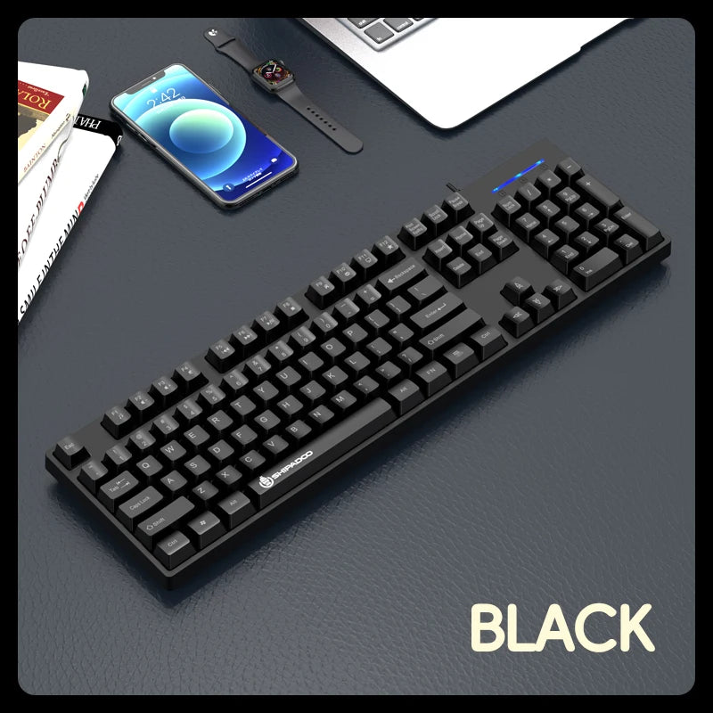 Purilite Select 104-Key Wired Gaming Keyboard – Ergonomic, Splash