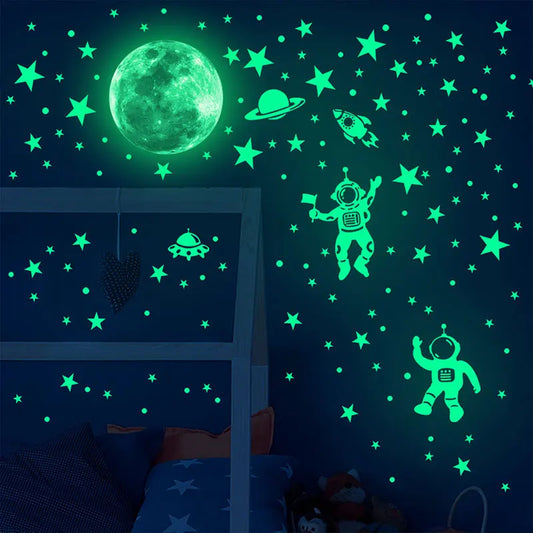 Purilite Select Luminous Moon & Stars Wall Stickers