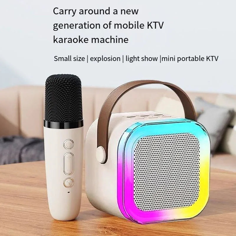 Purilite Select 2025 Portable Karaoke Machine with Wireless Bluetooth & RGB Light
