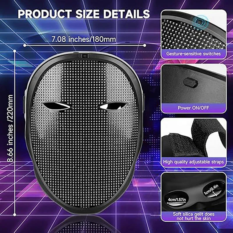 Purilite Select Programmable LED Face Transforming Mask