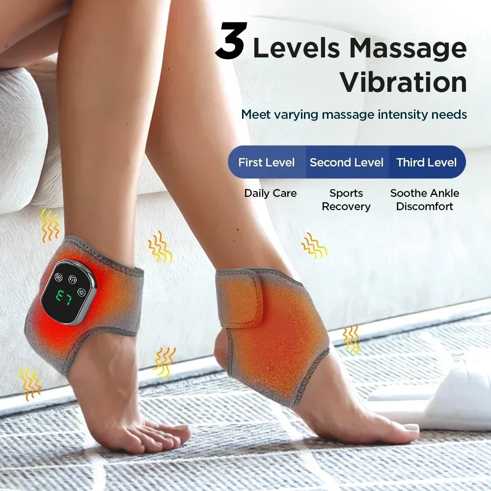 Purilite Select™ Foot Heat Massager — Hot Compress & Vibration Therapy for Foot and Ankle, USB Rechargeable