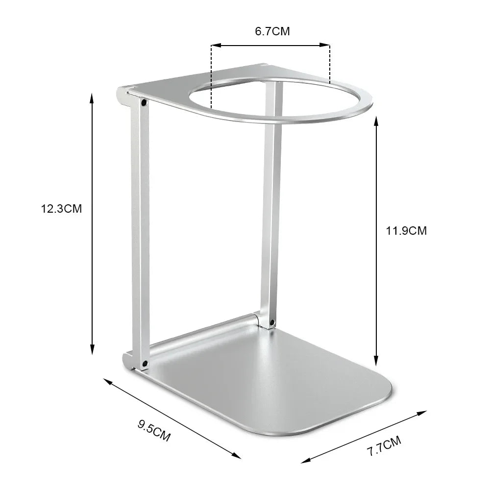 1pc Foldable Coffee Drip Holder Pour Over Dripper Stand Aluminum Espresso Coffee Machine Support Stand Coffee Dripper Rack