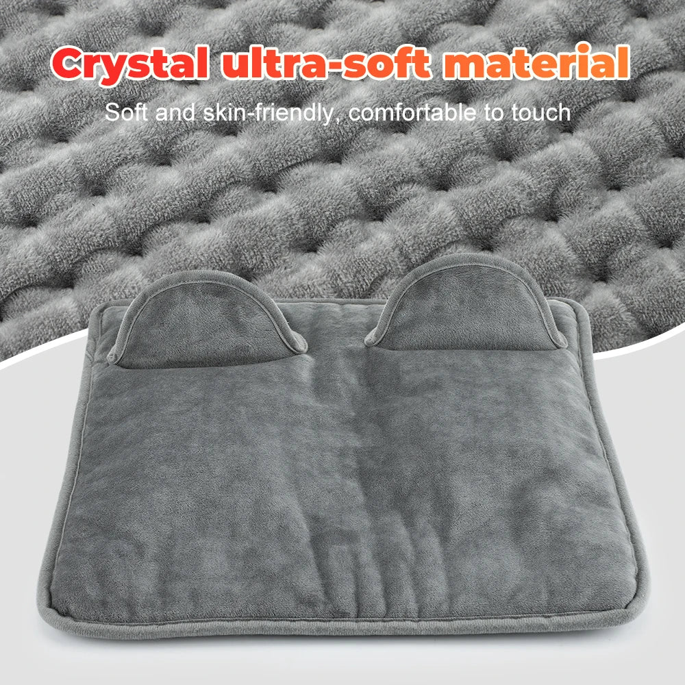 Electric Foot Warmer Heater Constant Temperature Heating Pad Soft Micro plush Washable Winter Warm Foot Home Bedroom Feet Warmer