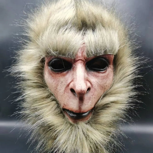 Purilite Select Black Myth Wukong Latex Mask Full-Face Monkey King Cosplay Helmet for Halloween & Party Events