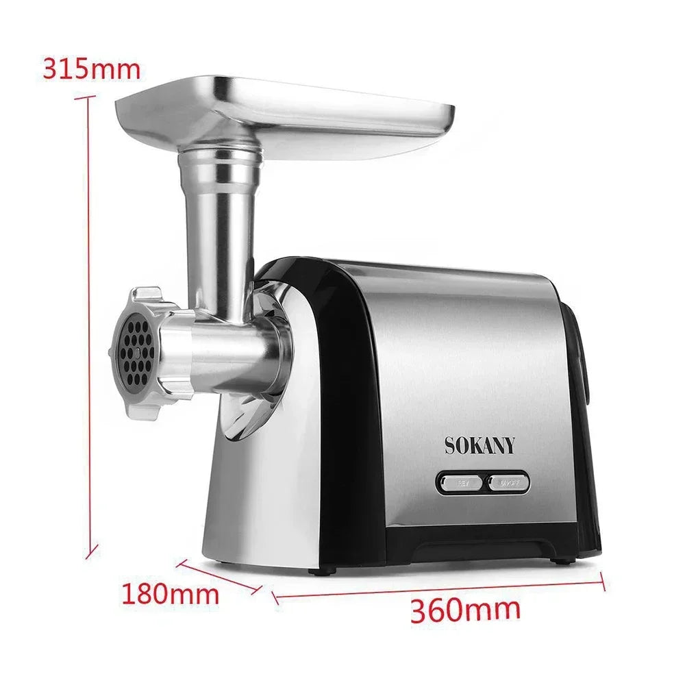 Purilite Select 3200W Electric Meat Grinder & Sausage Maker Attachment Set