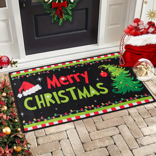 Purilite Select Christmas Welcome Doormat – Festive Outdoor Carpet for Merry Christmas & New Year 2025 Decor - PuriLite