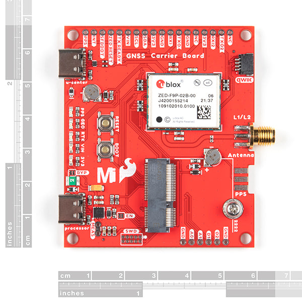 SparkFun MicroMod GNSS Carrier Board (ZED-F9P)