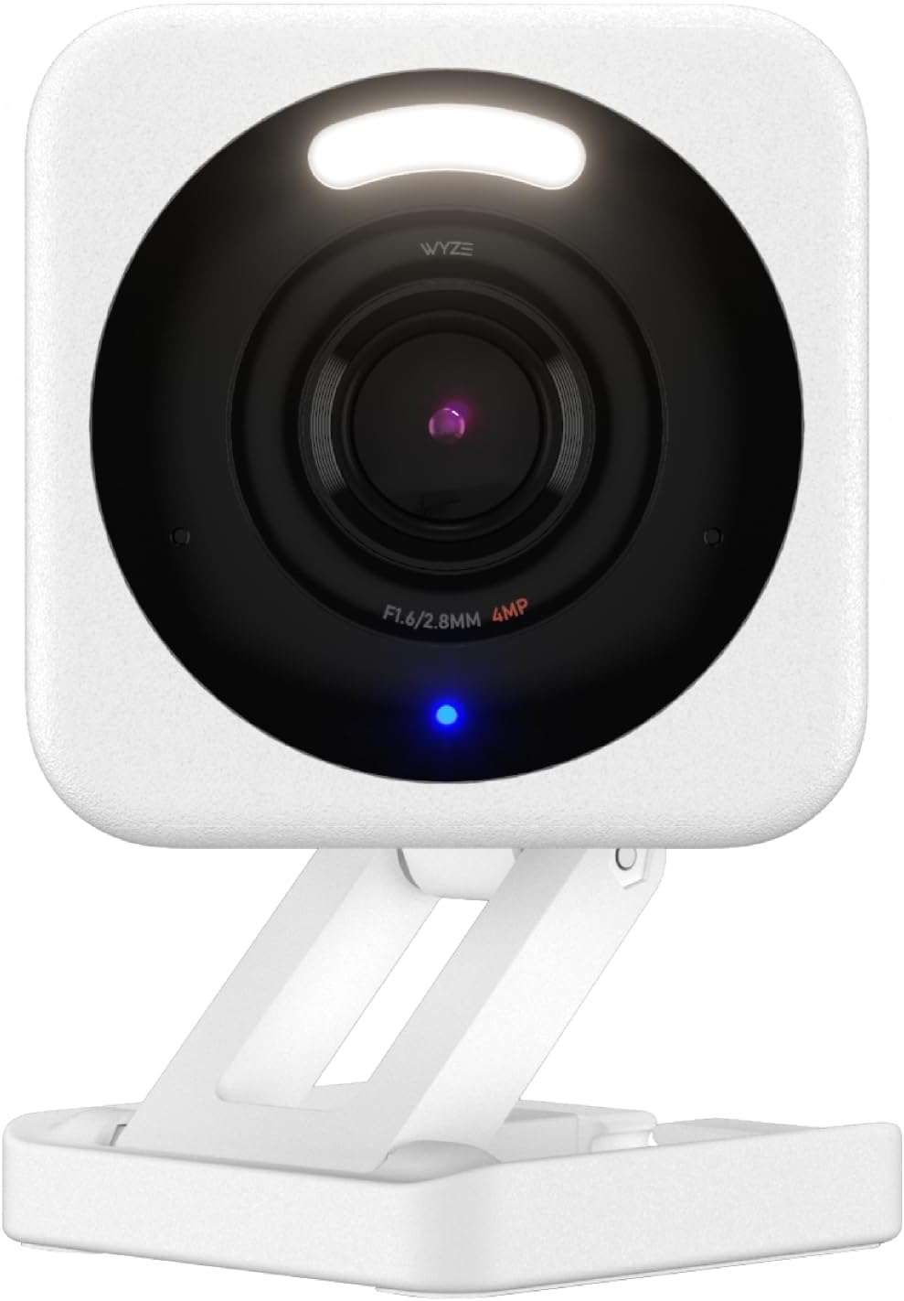 Cam v4 (Latest Model) | 2.5K QHD Security Camera | Indoor & Outdoor | Color Night Vision | AI Motion Detection | IP65 Weatherproof | White