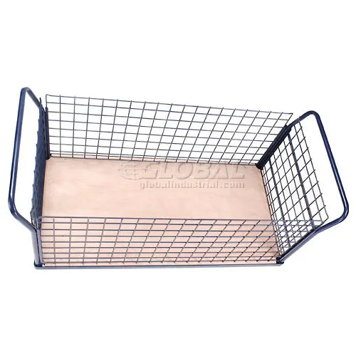 Global Industrial™ Euro Truck with 4 Wire Sides & Wood Deck 60 x 30 2000 Lb. Capacity