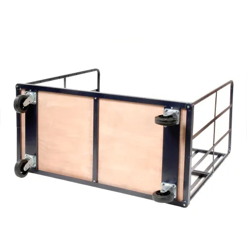 Global Industrial™ Wood Shelf Truck, 2000 lb. Capacity, 60"L x 30"W x 62"H, Blue